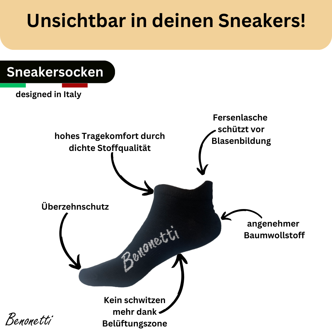 Unisex Sneakersocken