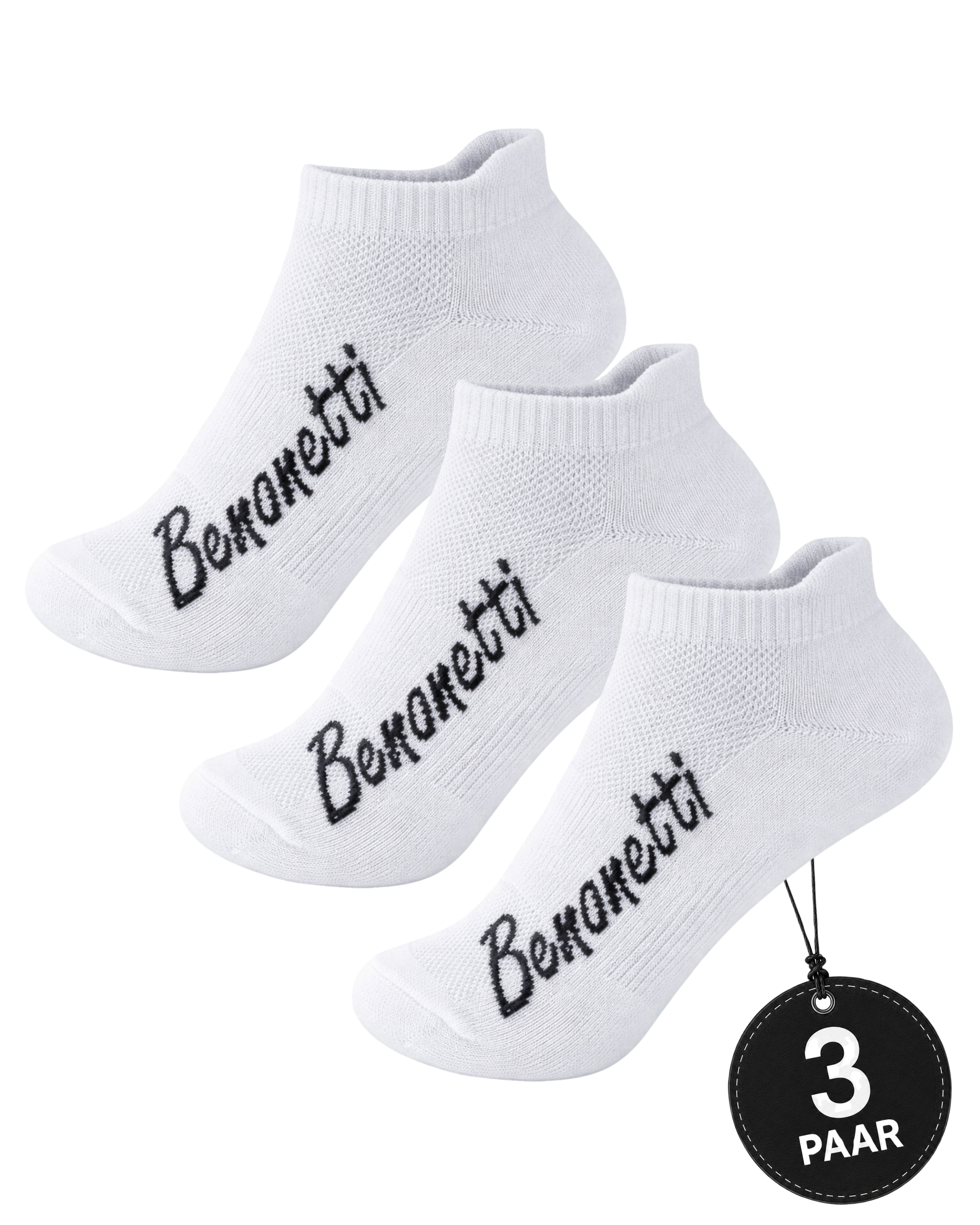 Benonetti Sneakersocken Weiß – Bequeme Kurzsocken für Alltag & Sport