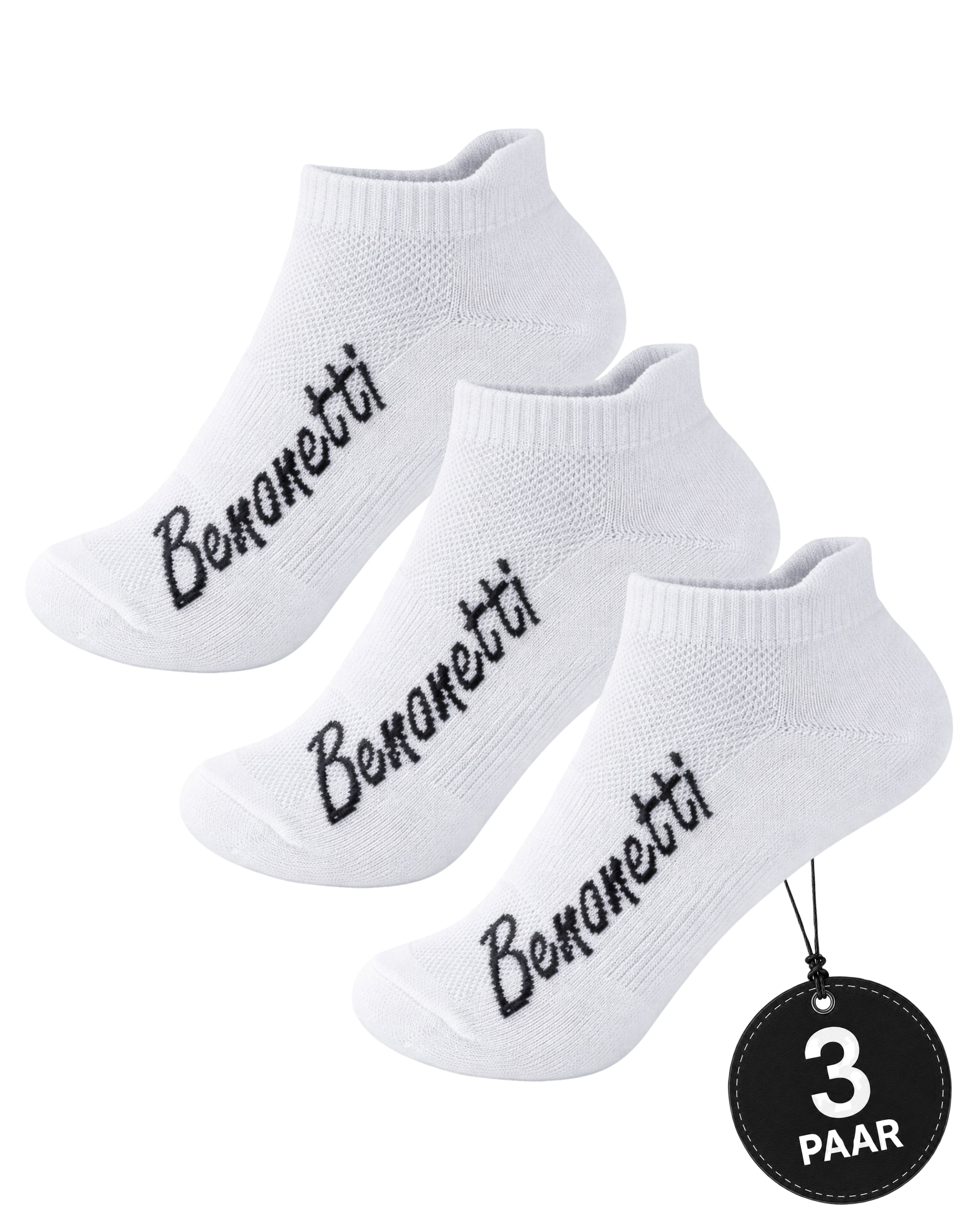 Benonetti Sneakersocken Weiß – Bequeme Kurzsocken für Alltag & Sport
