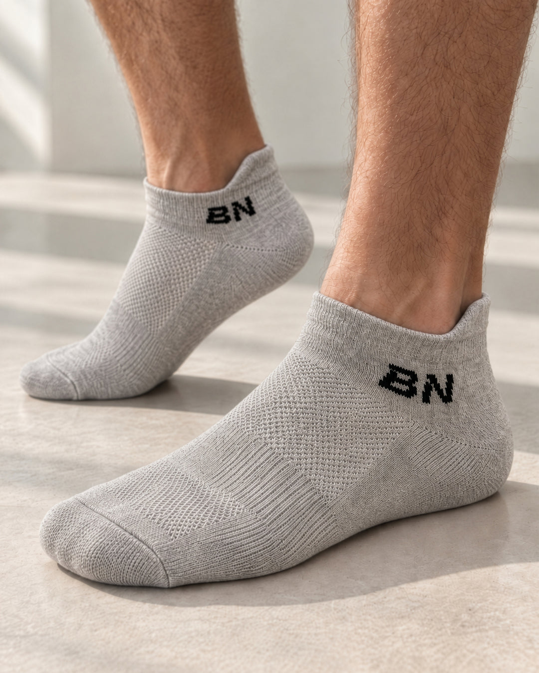 BN Sneakersocken 3er, 6er &amp; 9er Paar – Grau