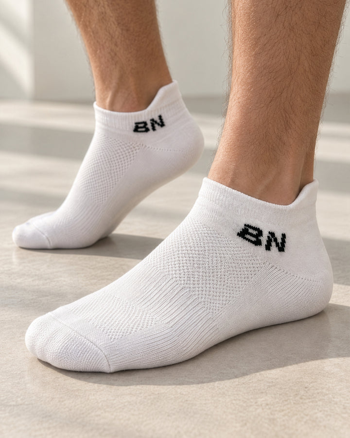 BN Sneakersocken 3er, 6er &amp; 9er Paar – Weiss
