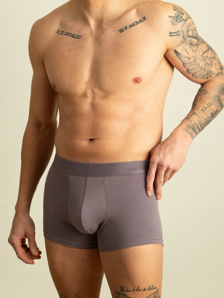 Benonetti Premium Herren Boxershorts, Lila - 3er &amp; 6er Pack