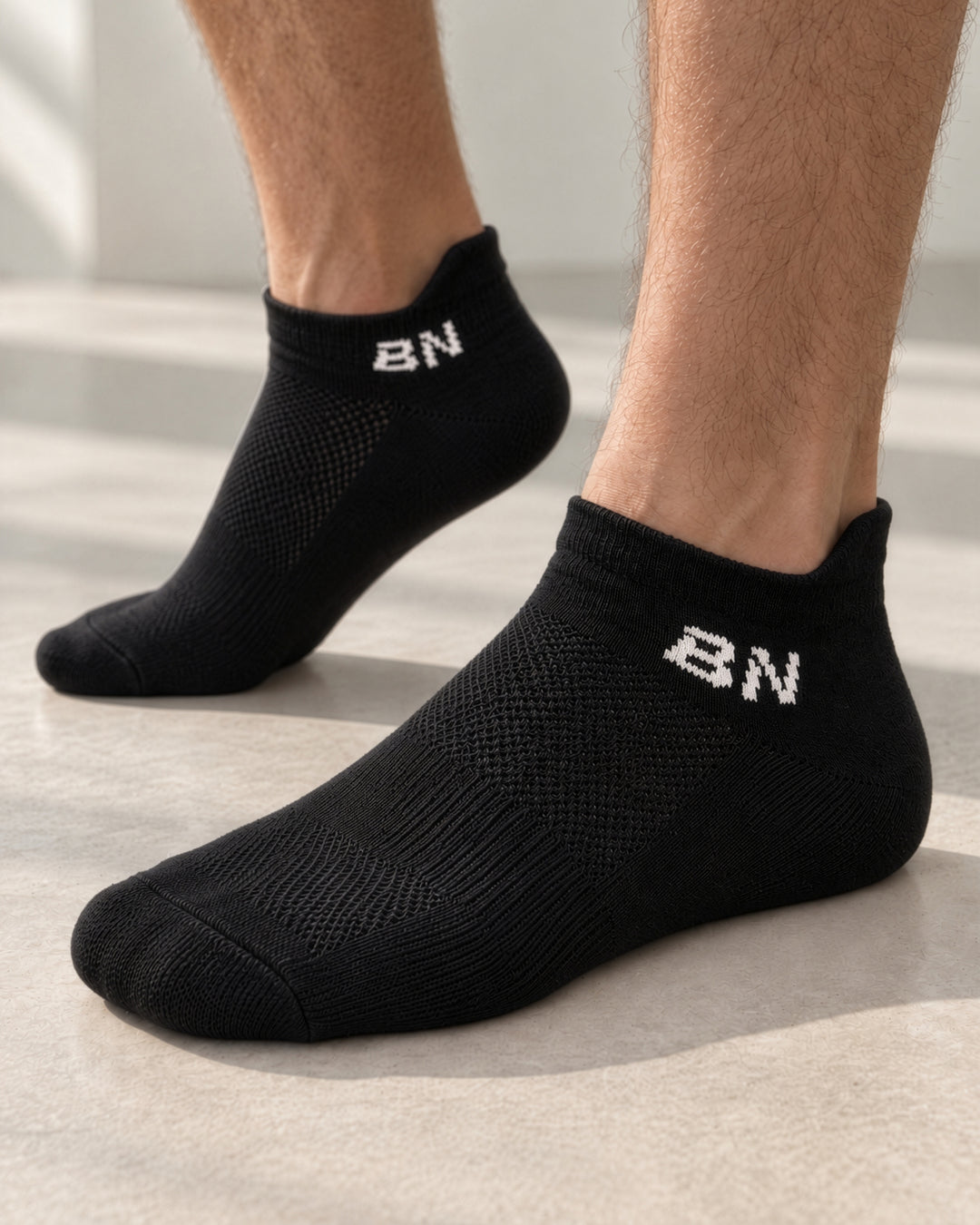 BN Sneakersocken 3er, 6er &amp; 9er Paar – Schwarz