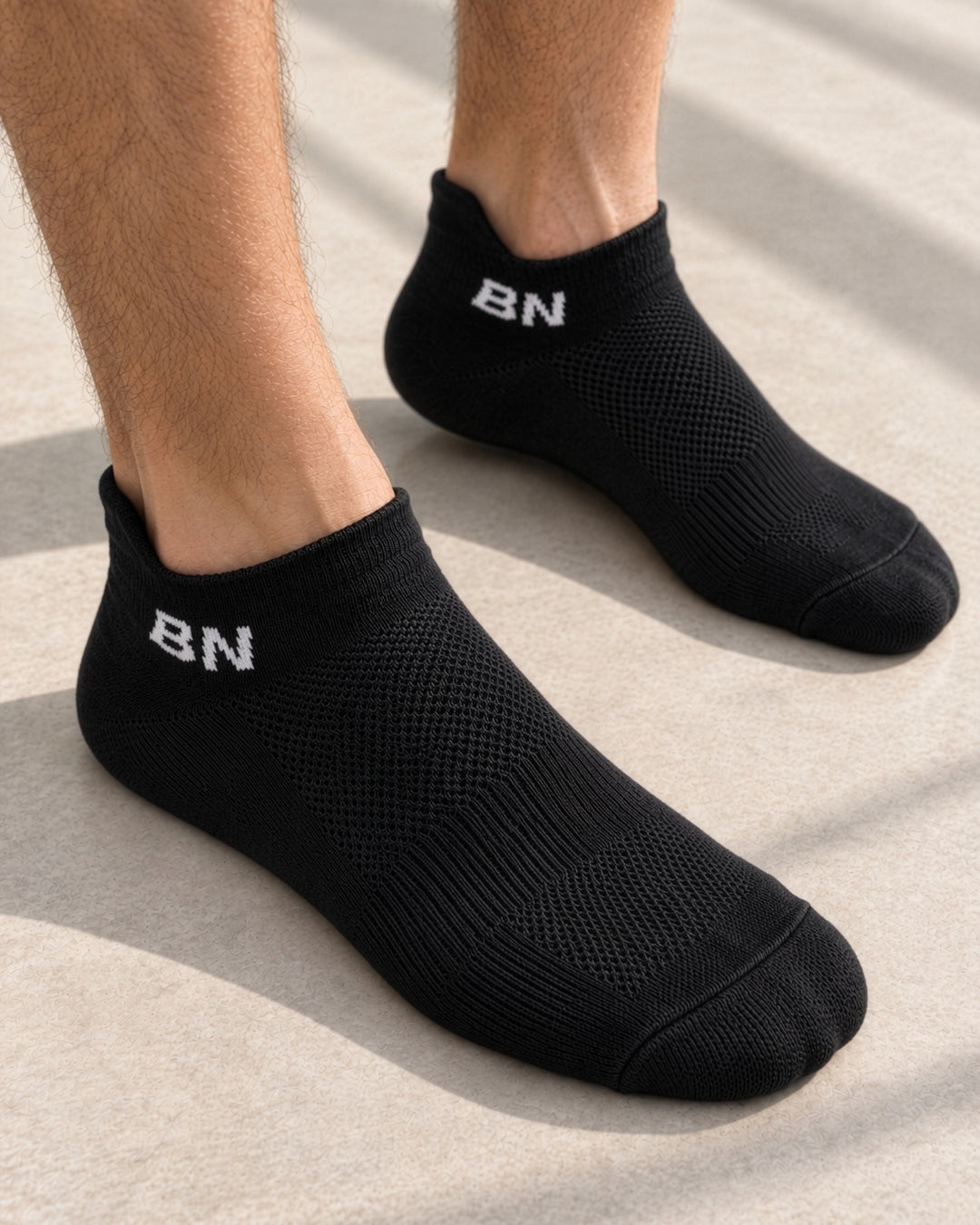 BN Sneakersocken 3er, 6er &amp; 9er Paar – Schwarz