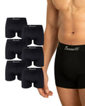Benonetti Herren Boxershorts, Schwarz - 3er & 6er Pack
