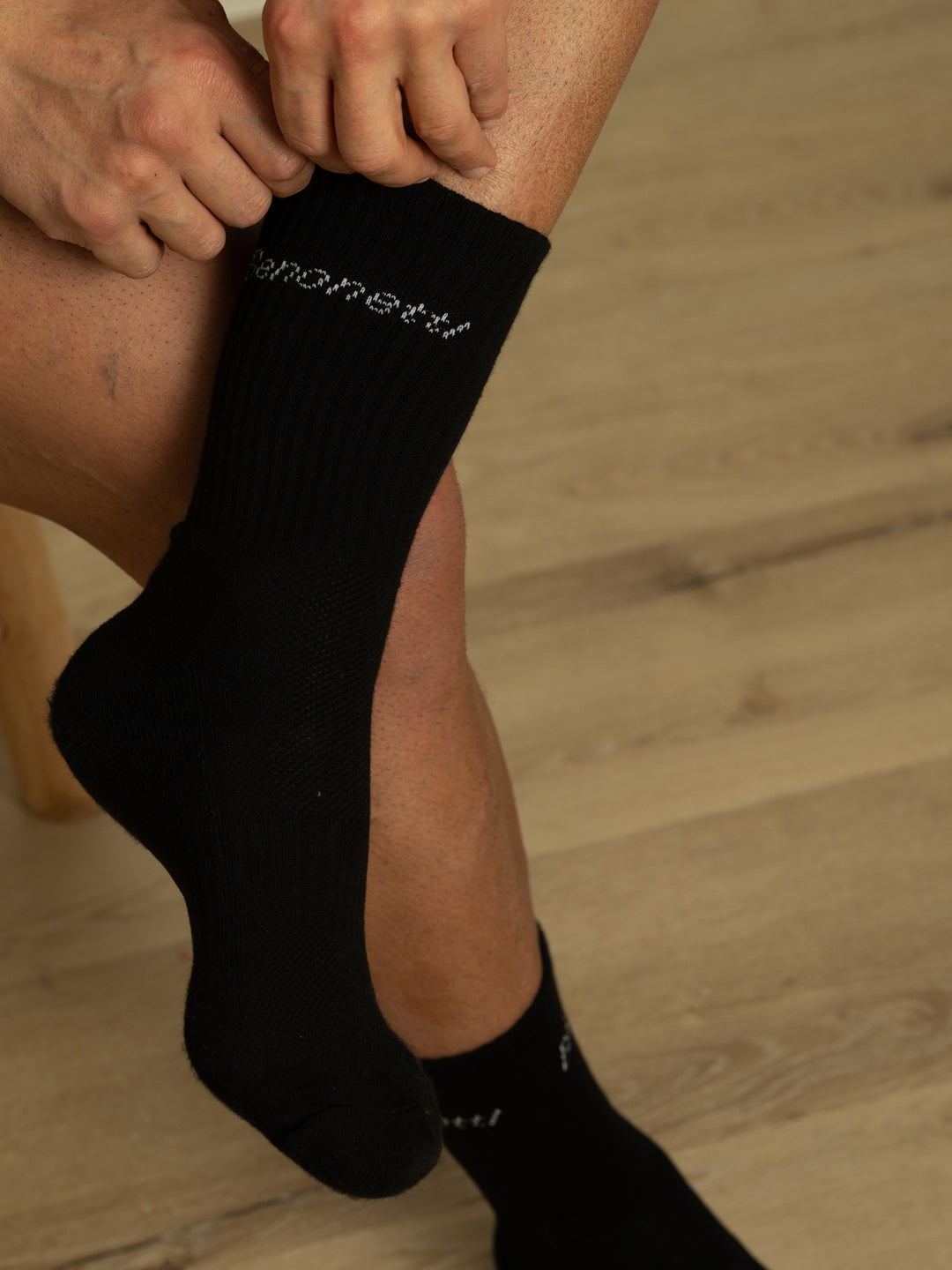 Benonetti Tennissocken Schwarz – Unisex Sportsocken für Damen &amp; Herren