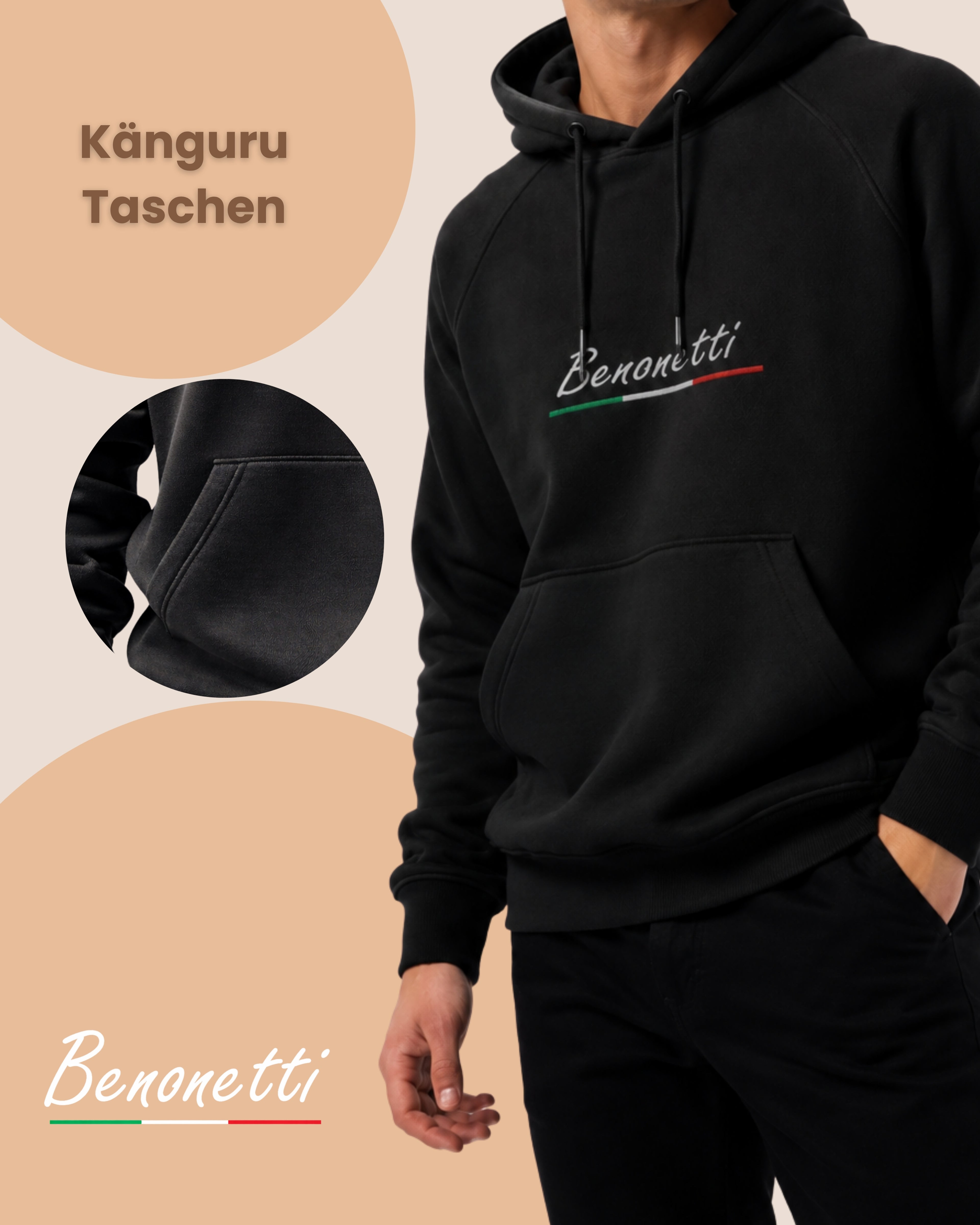 Benonetti Unisex Streetwear Hoodie – Urban & Ultraweich