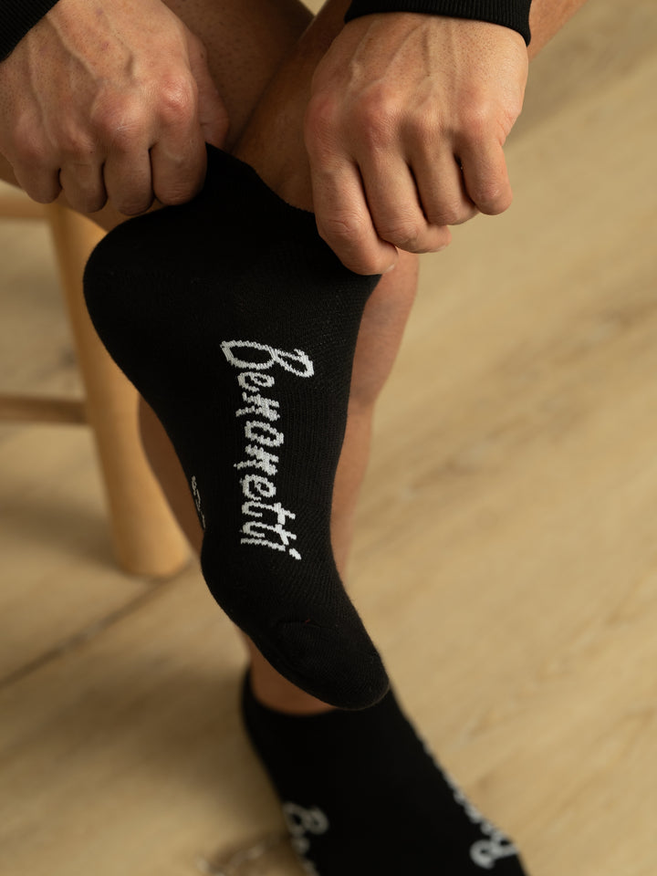 Benonetti Sneakersocken Schwarz – Bequeme Kurzsocken für Alltag &amp; Sport - Schwarz