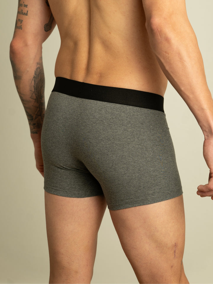 Benonetti Herren Boxershorts, Grau - 3er &amp; 6er Pack