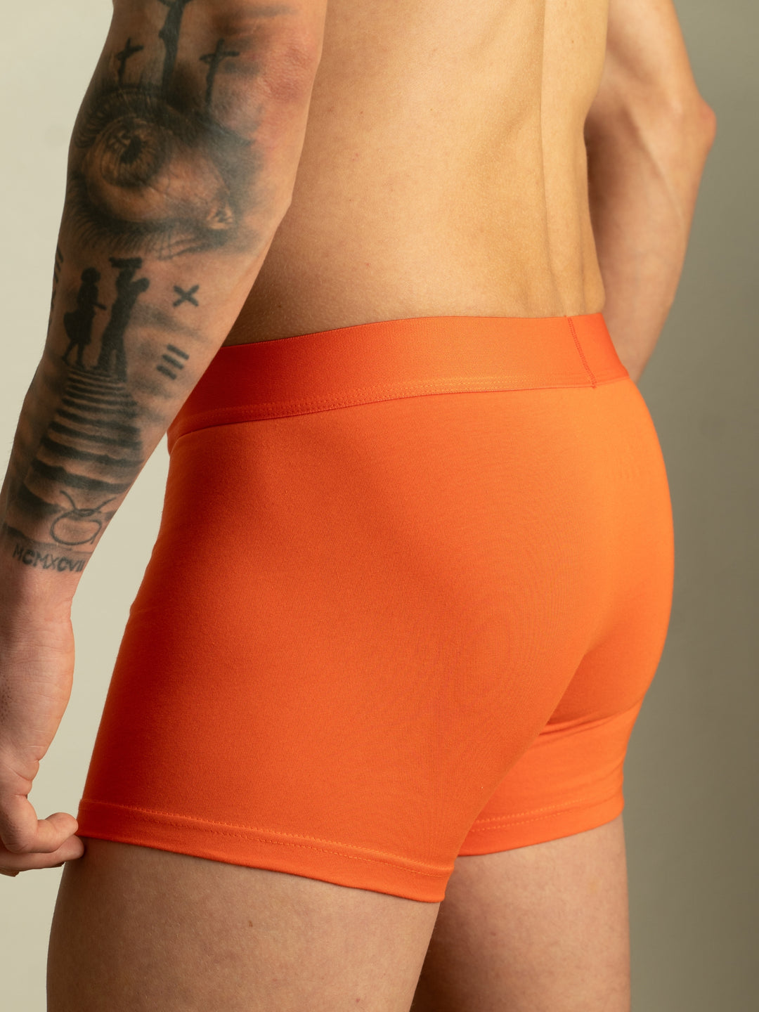 Benonetti Premium Herren Boxershorts, Orange - 3er &amp; 6er Pack