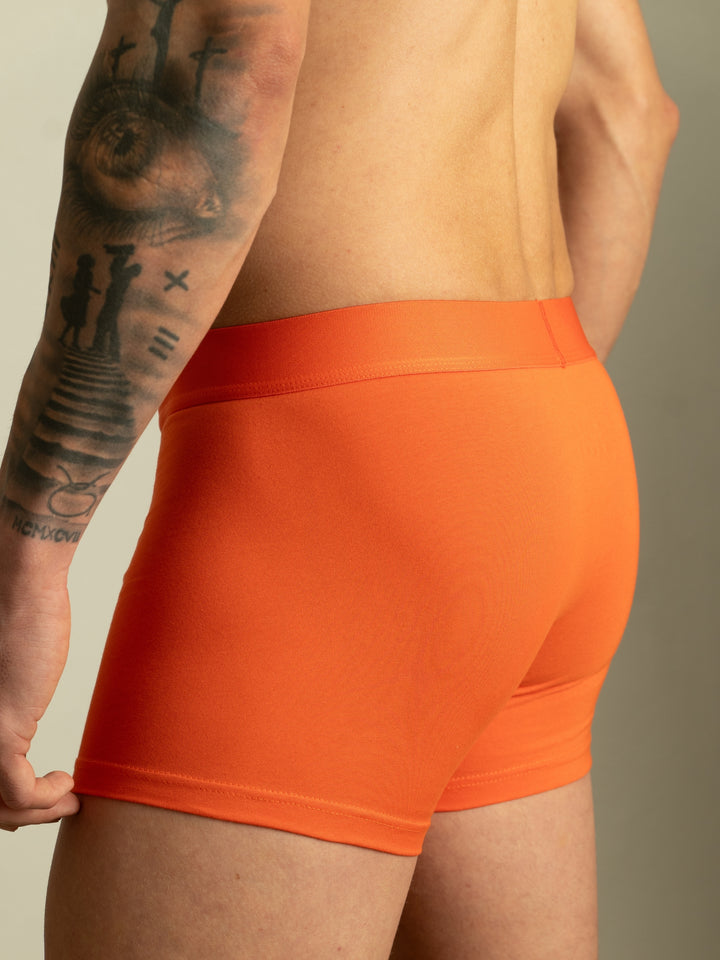 Benonetti Premium Herren Boxershorts, Orange - 3er &amp; 6er Pack