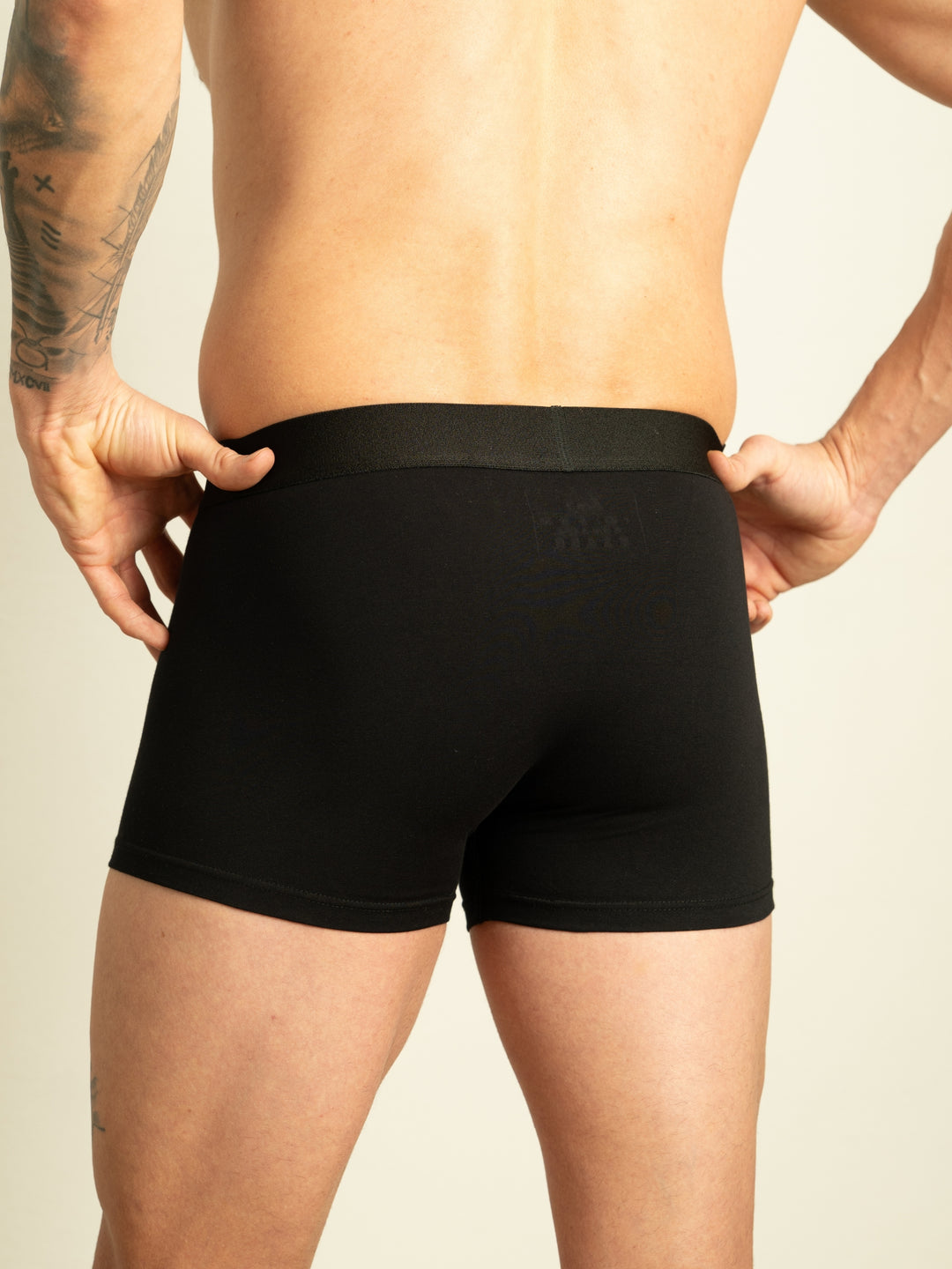 Benonetti Herren Boxershorts, Schwarz, Weiß, Flieder - 3er &amp; 6er Pack