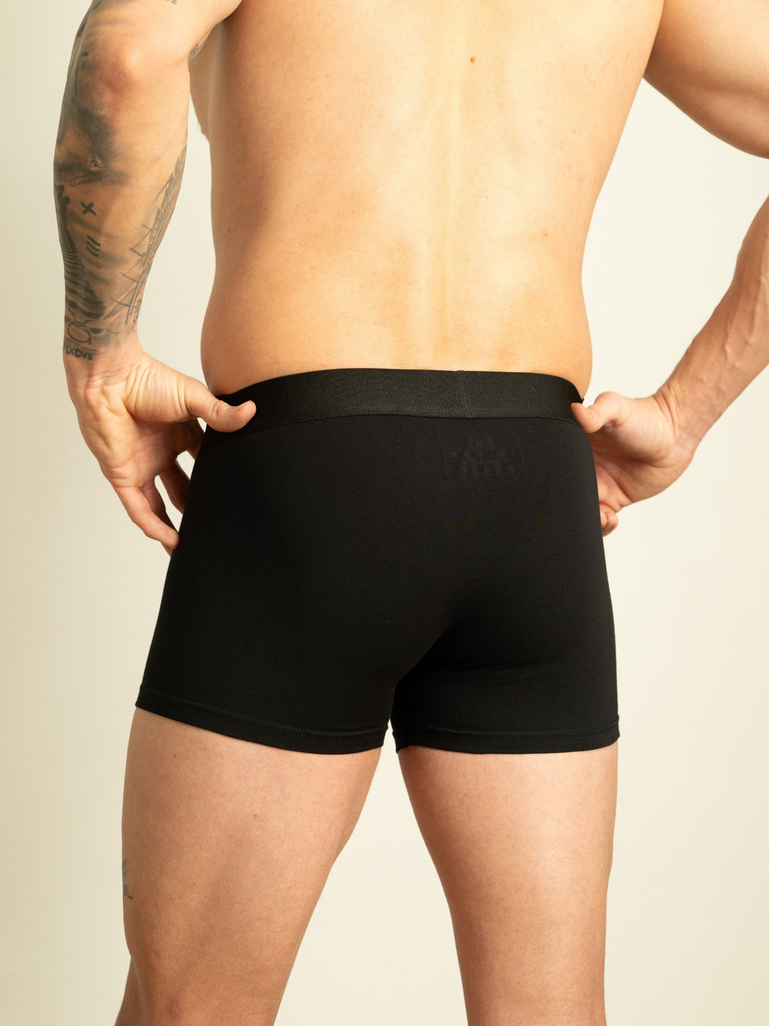 Benonetti Herren  Boxershorts - Weinrot, Blau &amp; Schwarz - 6er Pack
