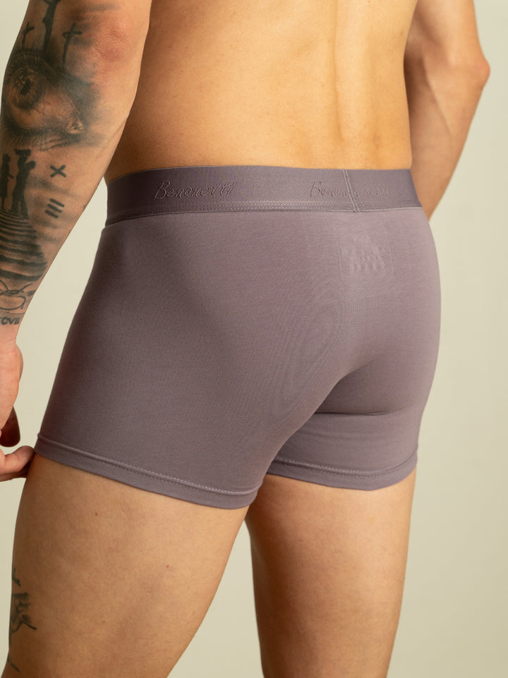 Benonetti Premium Herren Boxershorts, Lila - 3er &amp; 6er Pack