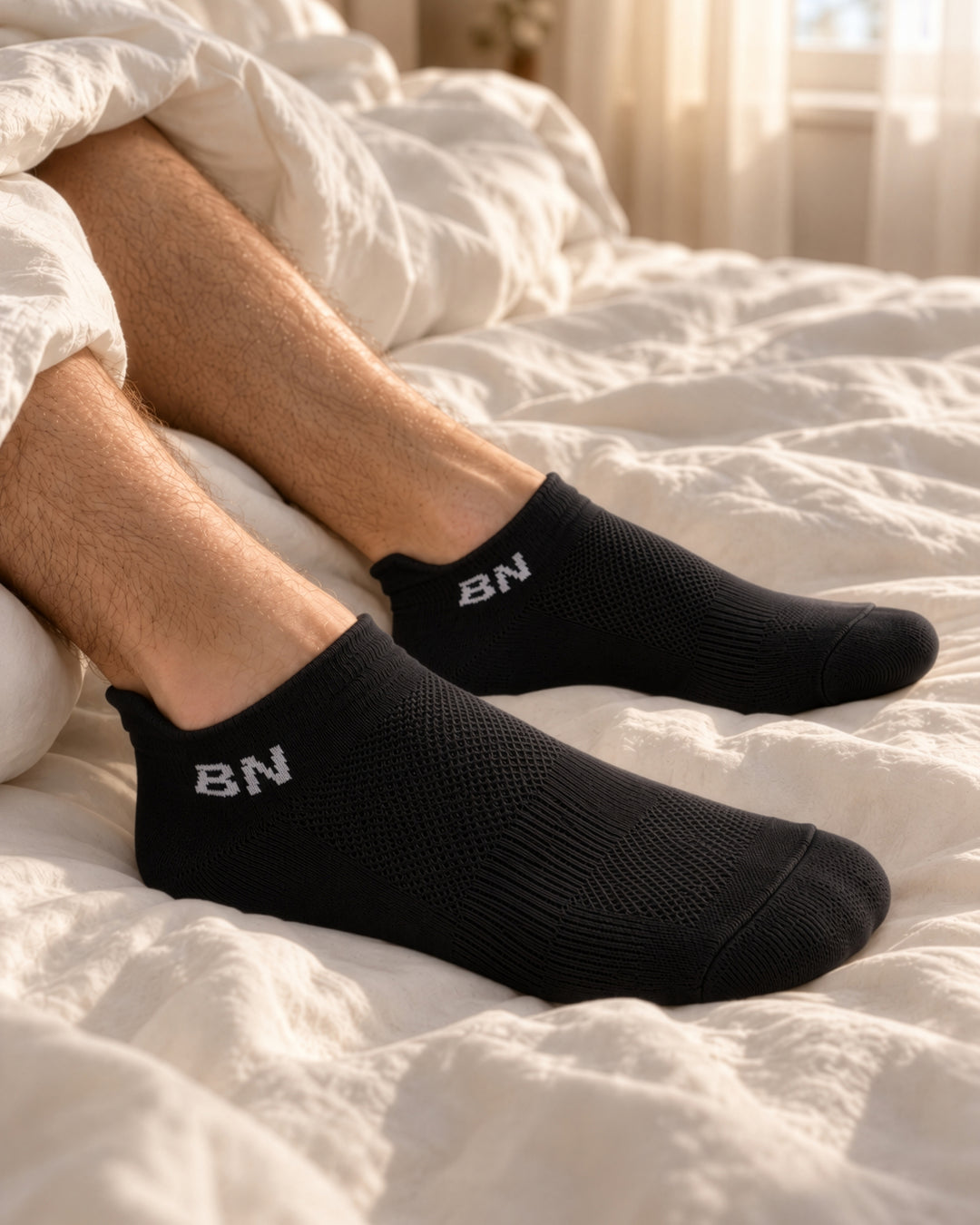 BN Sneakersocken 3er, 6er &amp; 9er Paar – Schwarz