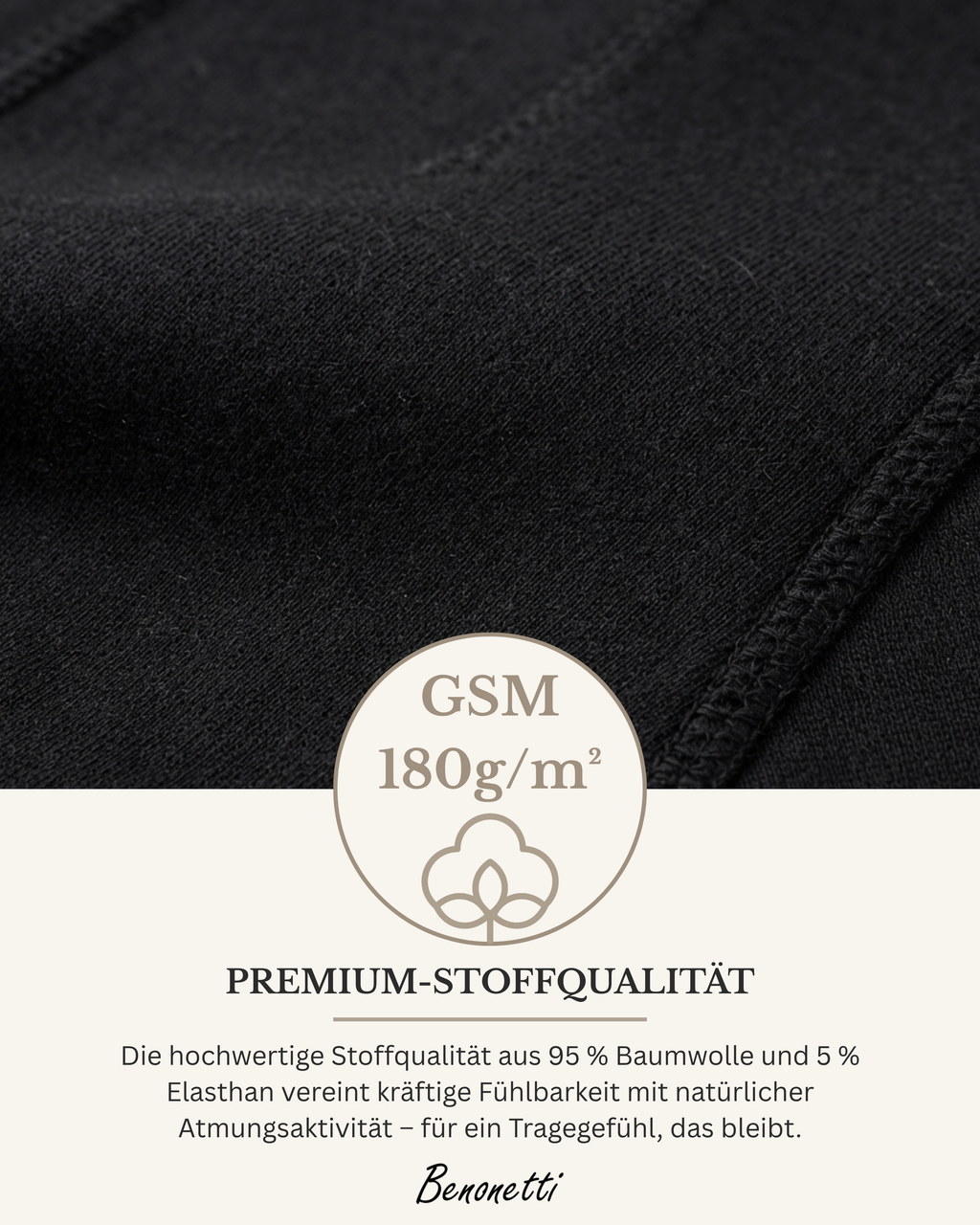 Benonetti Premium Herren Boxershorts, Lila - 3er & 6er Pack