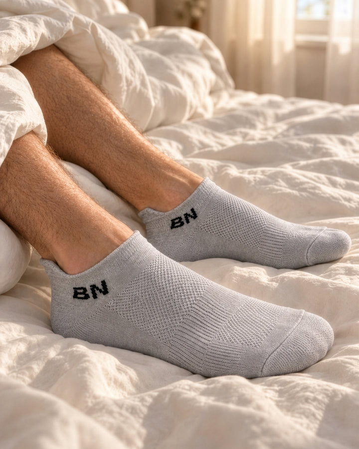 BN Sneakersocken 3er, 6er &amp; 9er Paar – Grau