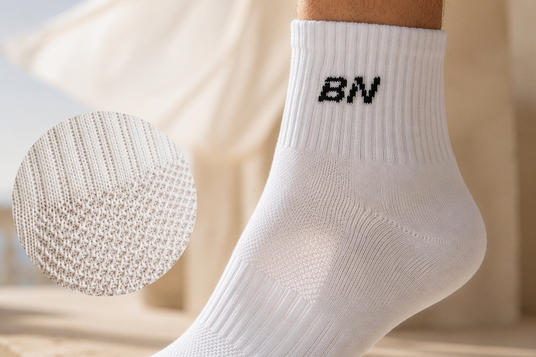 Knöchelsocken 3er, 6er &amp; 9er Paar – Weiß