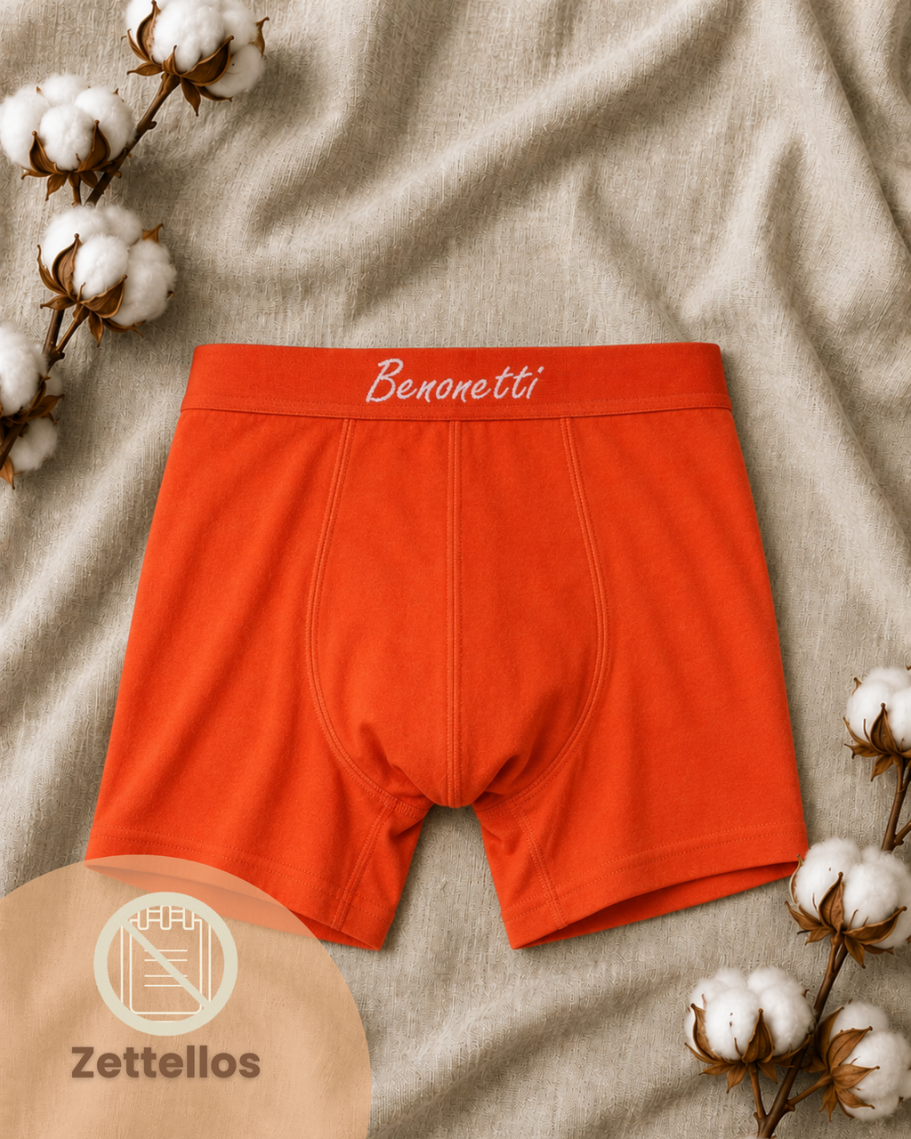 Benonetti Herren Boxershorts, Orange, Weinrot, Flieder - 3er, 6er & 12er Pack