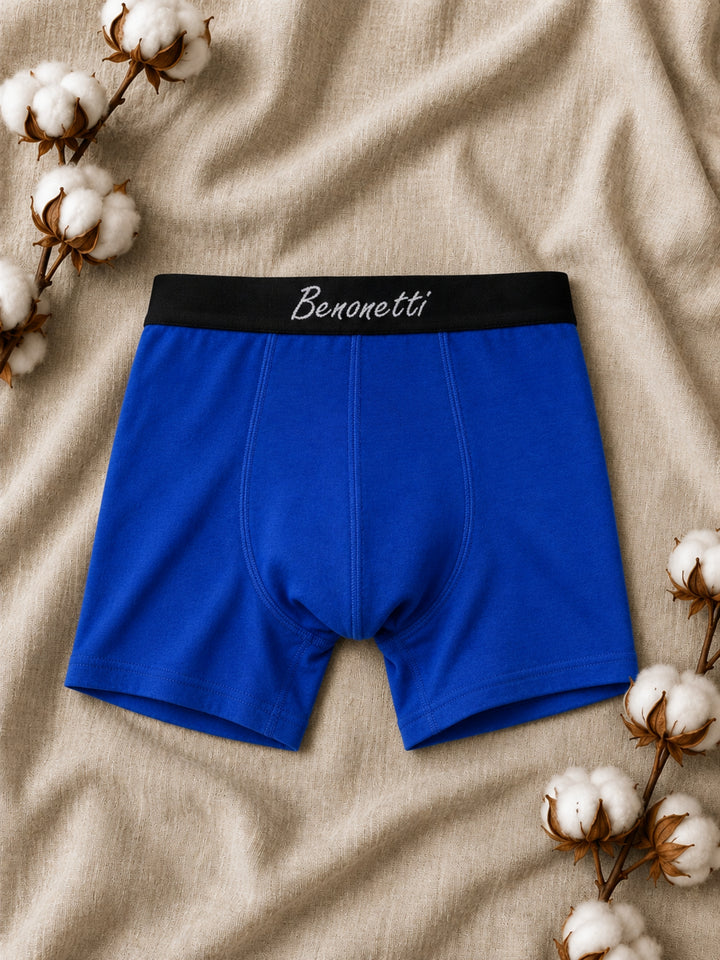 Benonetti Herren Boxershorts, Blau - 3er &amp; 6er Pack
