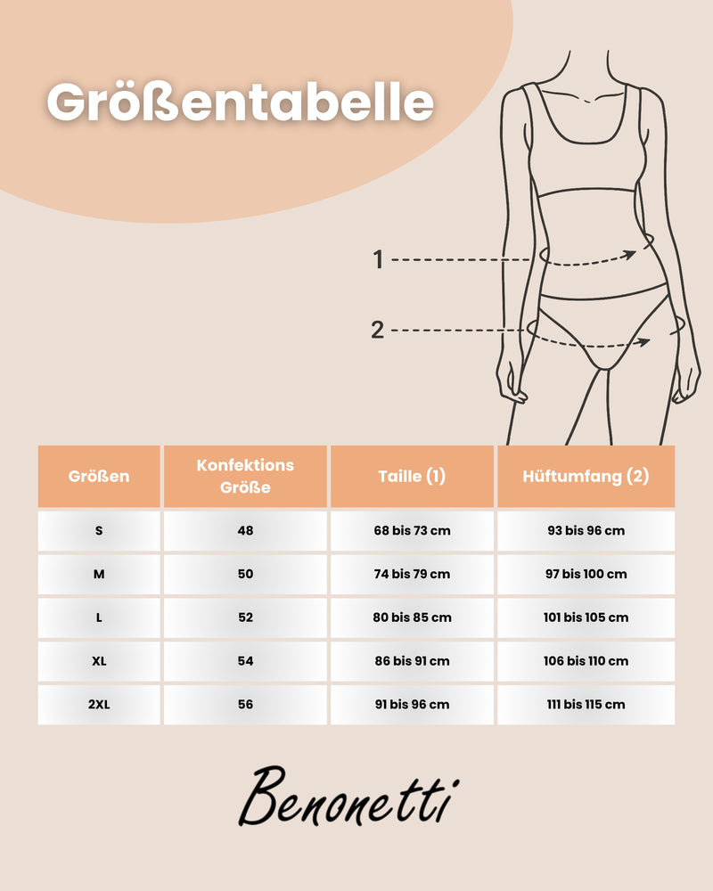 Größentabelle