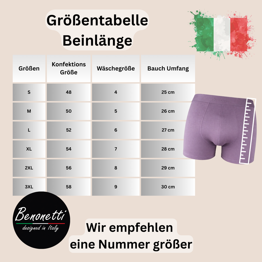 Benonetti Bundle Herren Boxershorts, Lila - Sneaker Socken - 6er Pack
