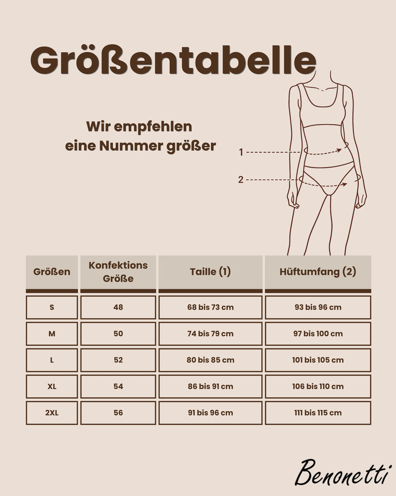 Größentabelle