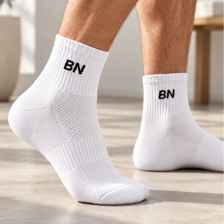 Knöchelsocken 3er, 6er &amp; 9er Paar – Weiß