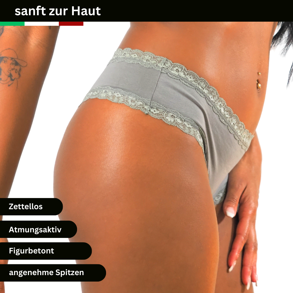 Brazilian mit Spitzen