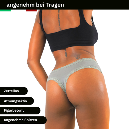 Brazilian mit Spitzen