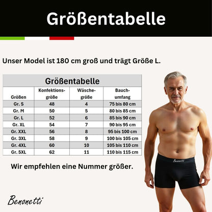 Benonetti Boxershorts – italienische Eleganz, die man spürt und erlebt.