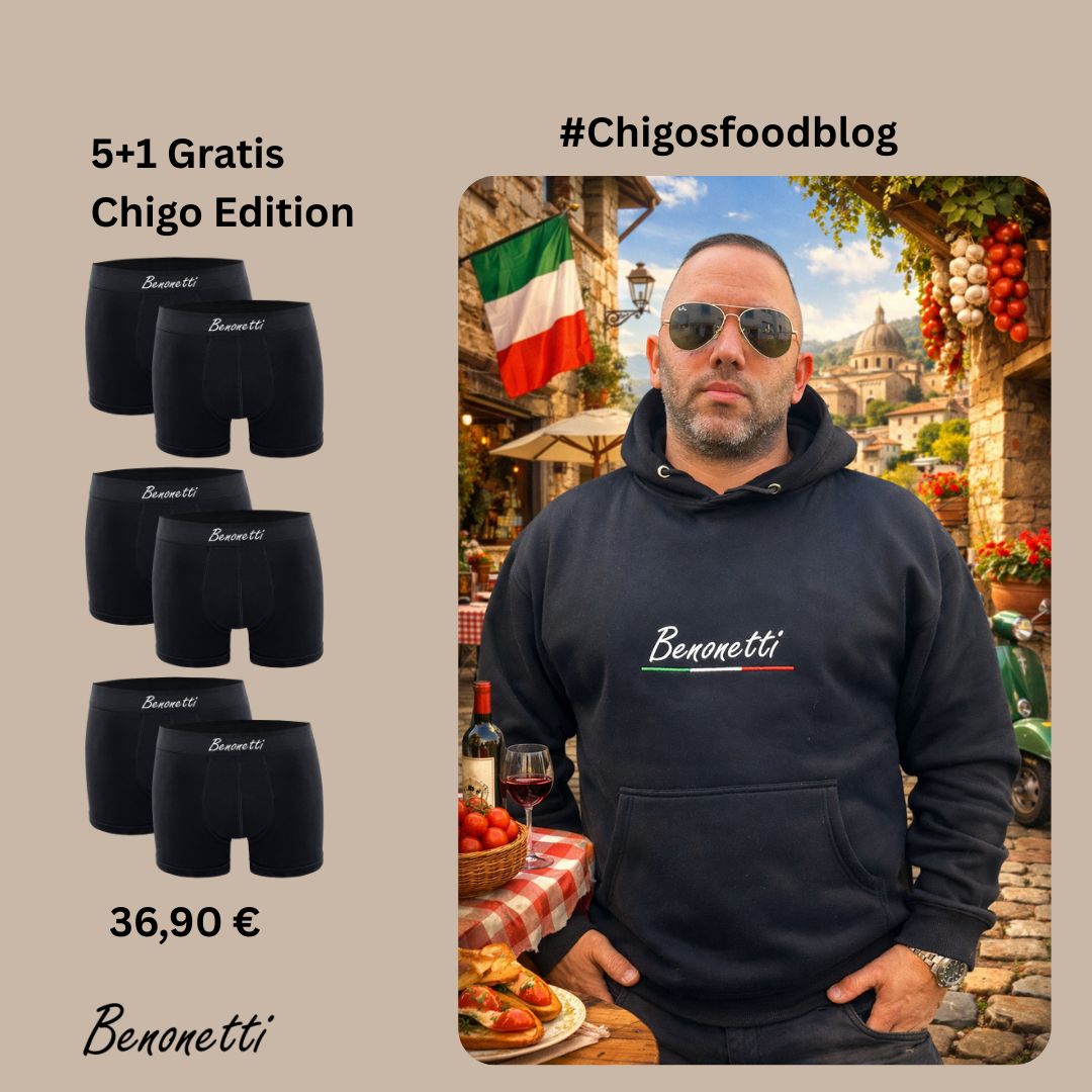 Benonetti Herren Boxershorts, Schwarz - 3er & 6er Pack Chigo EDITION