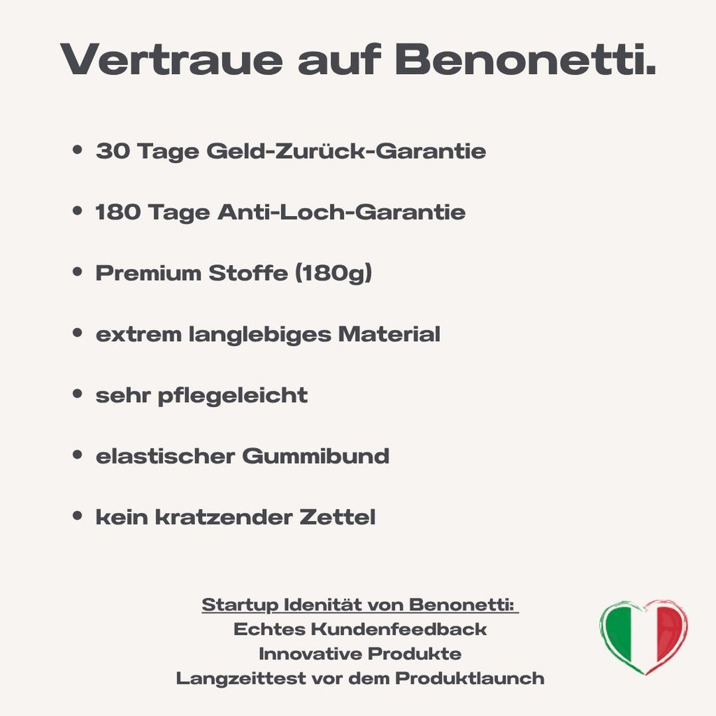 Benonetti Herrenboxershorts - Blau, Schwarz und Weinrot - 6er Pack
