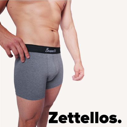 SPARPACK, Bundle GREY Edition, 6 Shorts + 3 Paar Sneakersocken grau