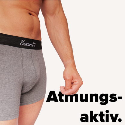 SPARPACK, Bundle GREY Edition, 6 Shorts + 3 Paar Sneakersocken grau