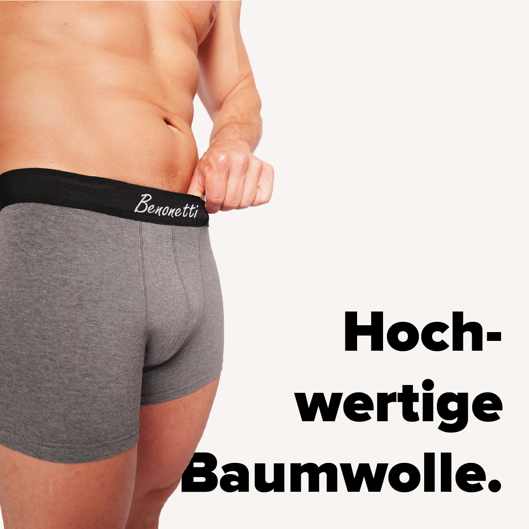 SPARPACK, Bundle GREY Edition, 6 Shorts + 3 Paar Sneakersocken grau