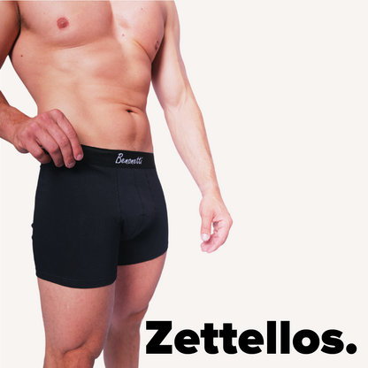 SPARPACK, Bundle Black Edition 6 Shorts + 3 Paar Sneakersocken schwarz