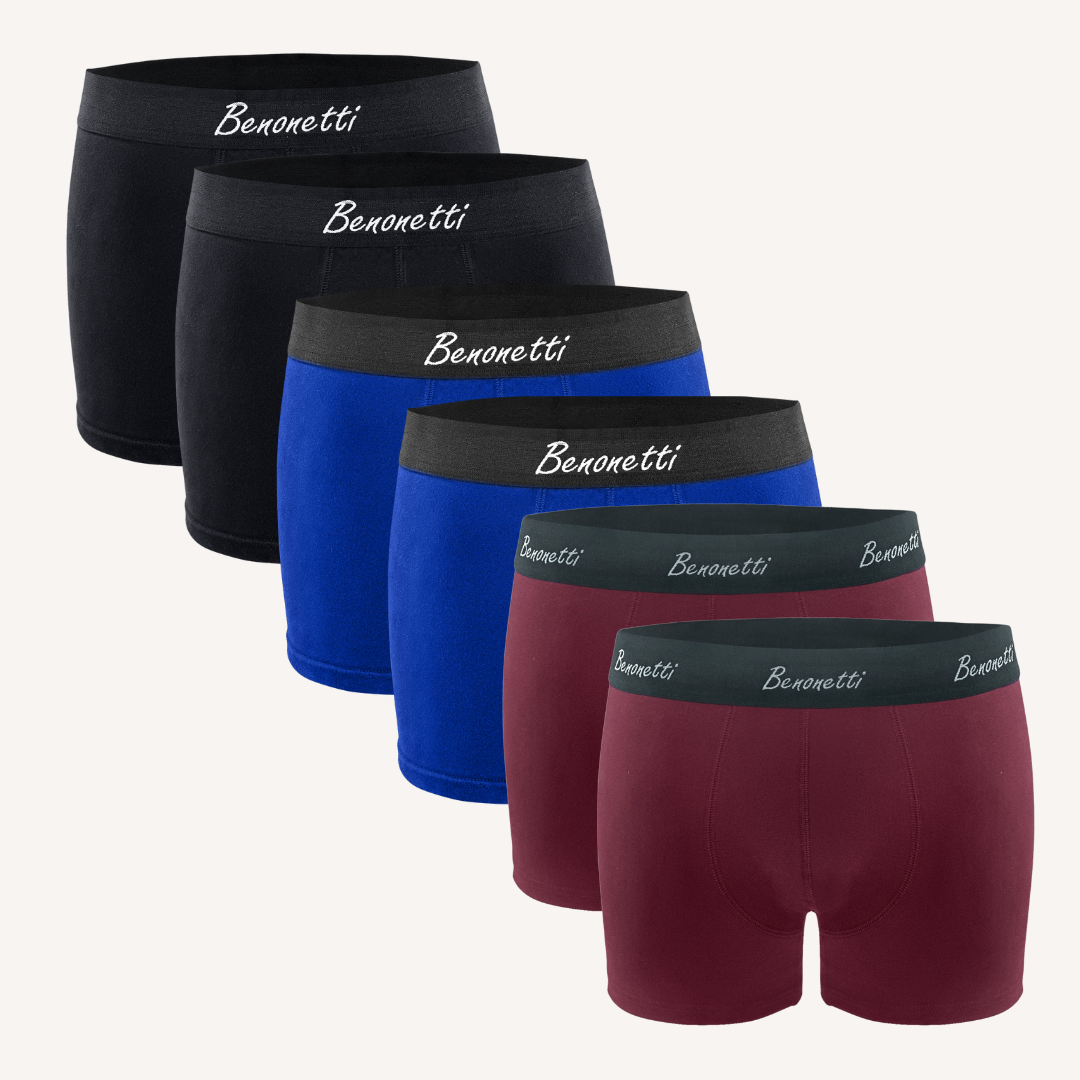 Classic Schwarz/Blau/Weinrot
